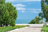 Каролино-Бугаз, фото территории базы отдыха